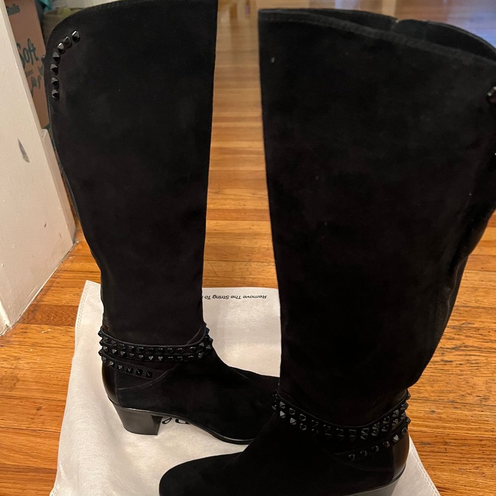 Black Suede Boots